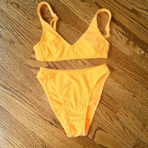 Neon Orange Swim Suit